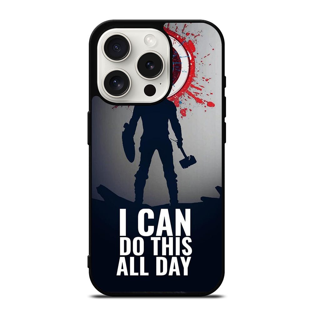 CAPTAIN AMERICA QUOTE iPhone 15 Pro Case Cover