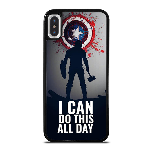 CAPTAIN AMERICA QUOTE iPhone X / XS Case Cover