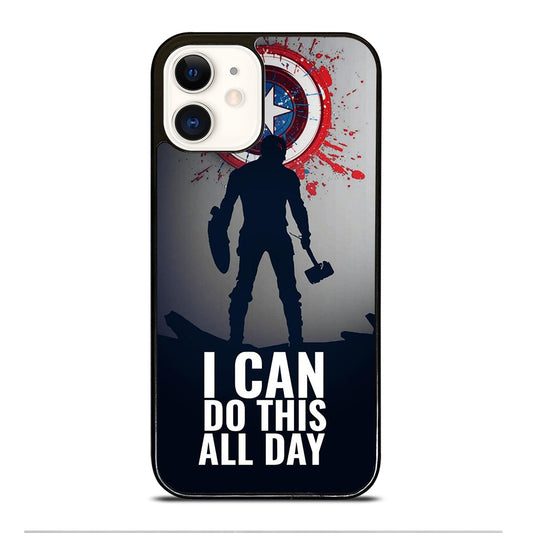 CAPTAIN AMERICA QUOTE iPhone 12 Case Cover