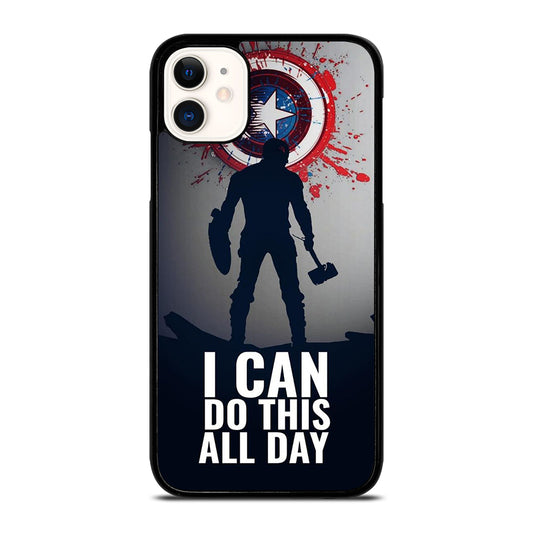 CAPTAIN AMERICA QUOTE iPhone 11 Case Cover