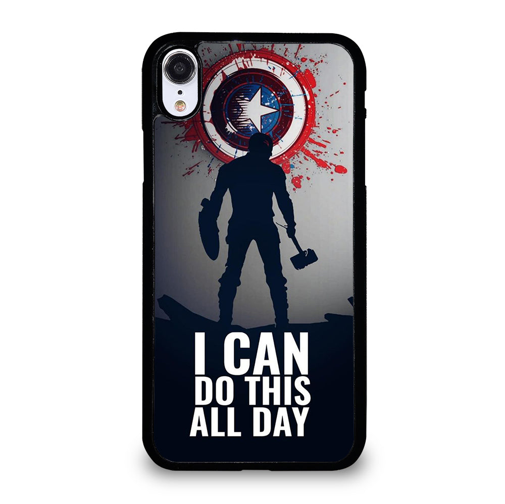 CAPTAIN AMERICA QUOTE iPhone XR Case Cover