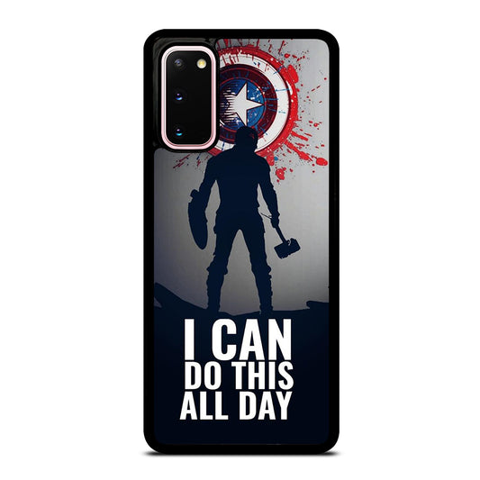 CAPTAIN AMERICA QUOTE Samsung Galaxy S20 Case Cover