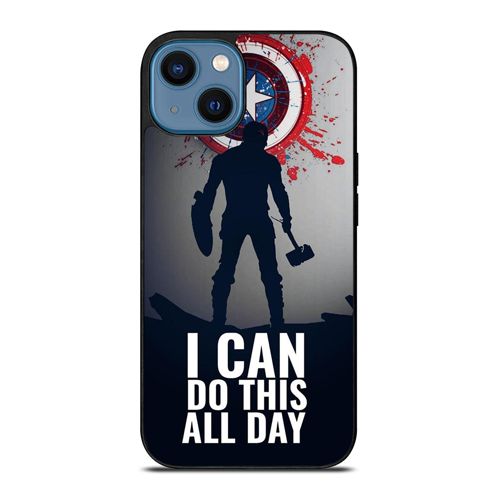 CAPTAIN AMERICA QUOTE iPhone 14 Case Cover