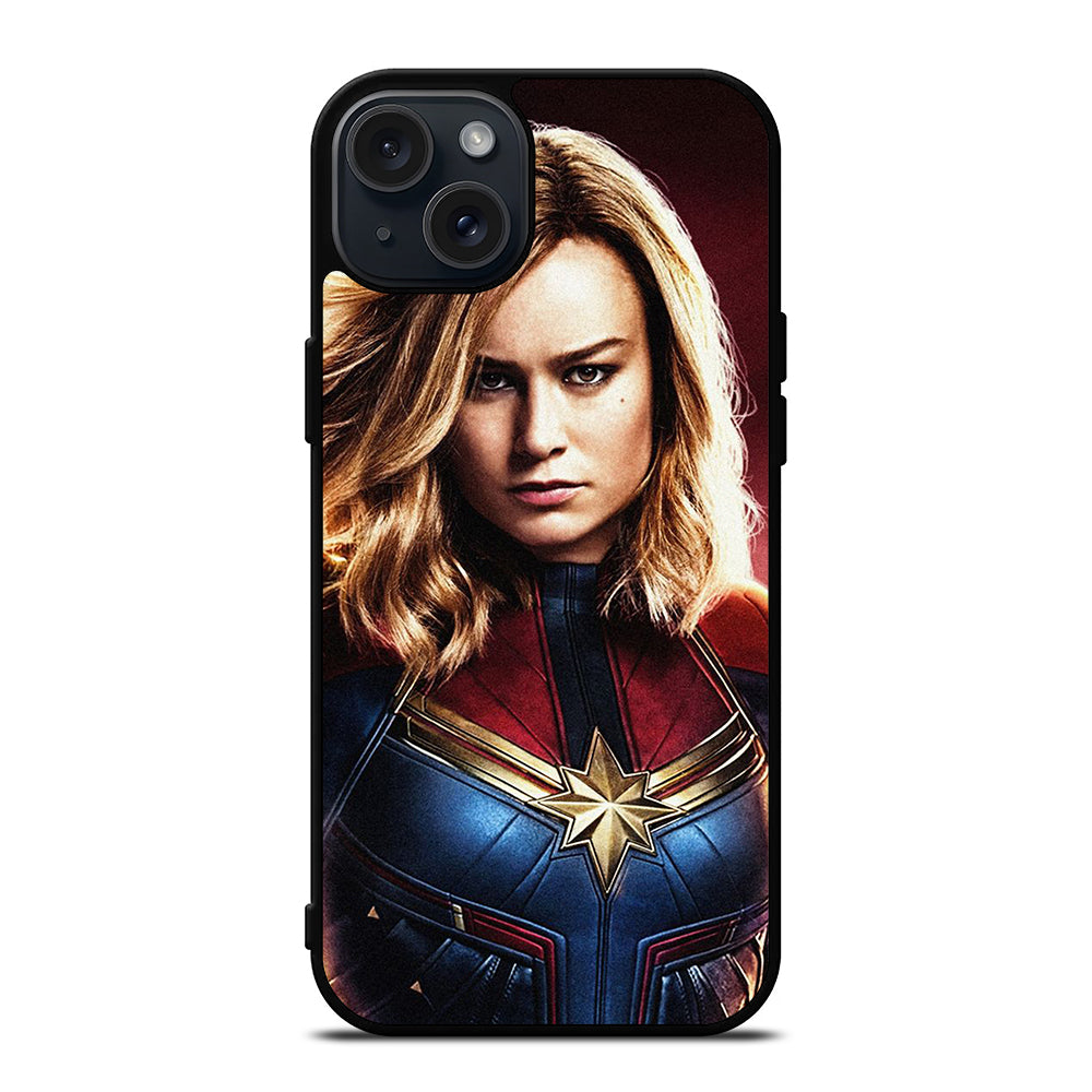 CAPTAIN MARVEL FACE iPhone 15 Plus Case Cover