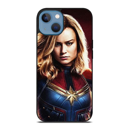 CAPTAIN MARVEL FACE iPhone 13 Case Cover