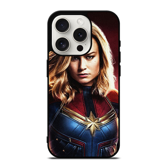CAPTAIN MARVEL FACE iPhone 15 Pro Case Cover