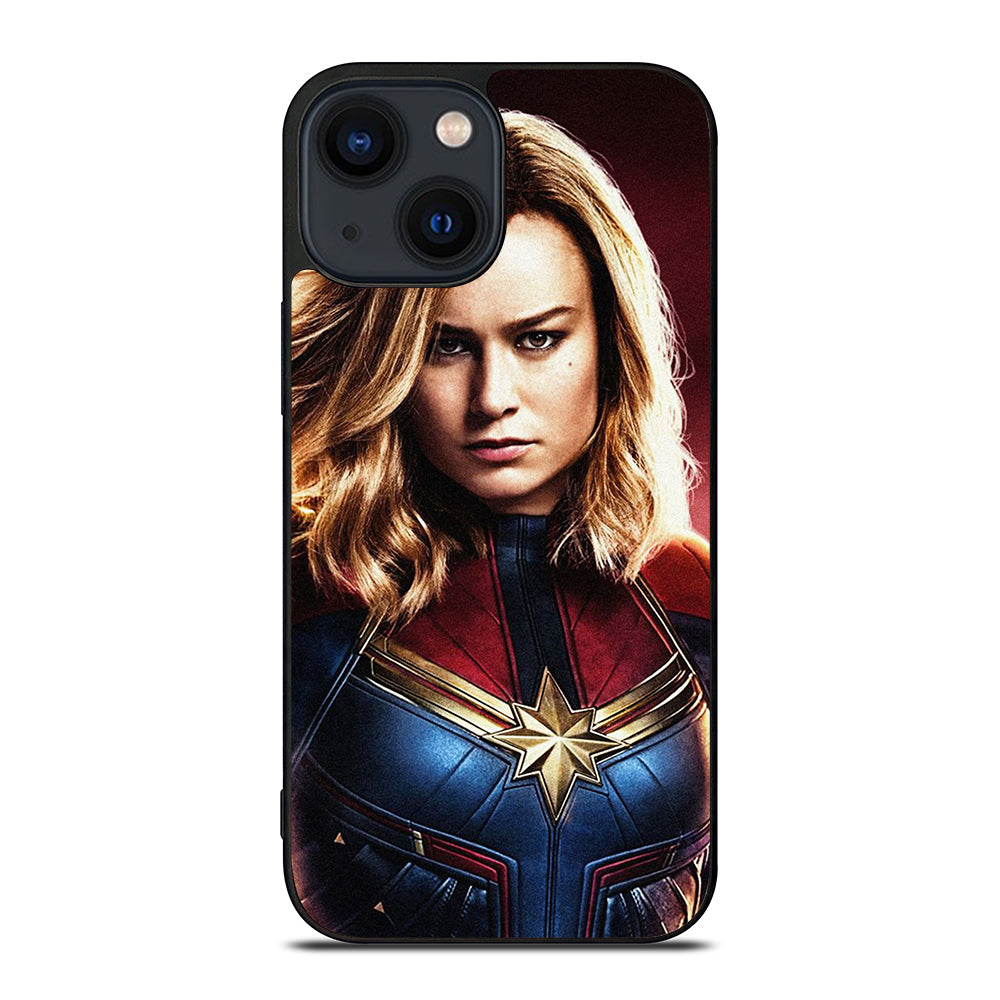 CAPTAIN MARVEL FACE iPhone 14 Plus Case Cover