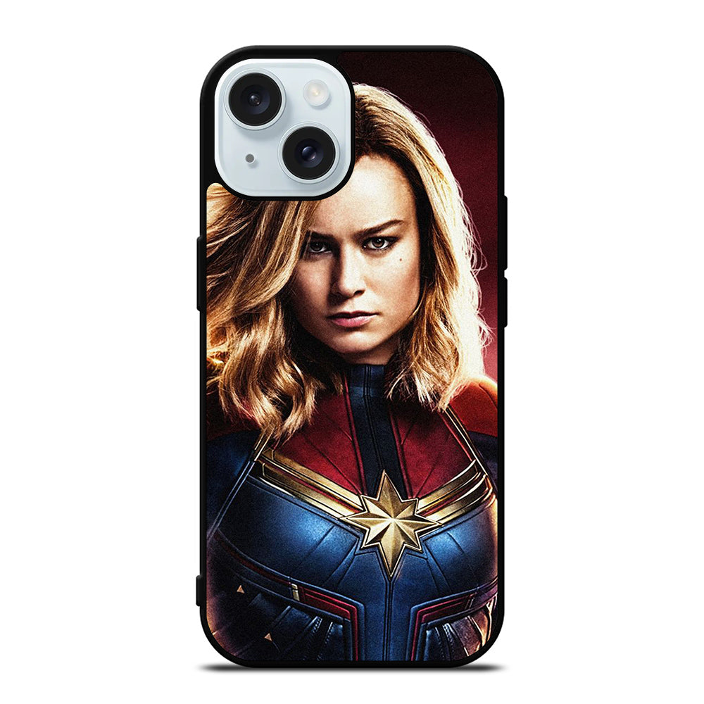 CAPTAIN MARVEL FACE iPhone 15 Case Cover