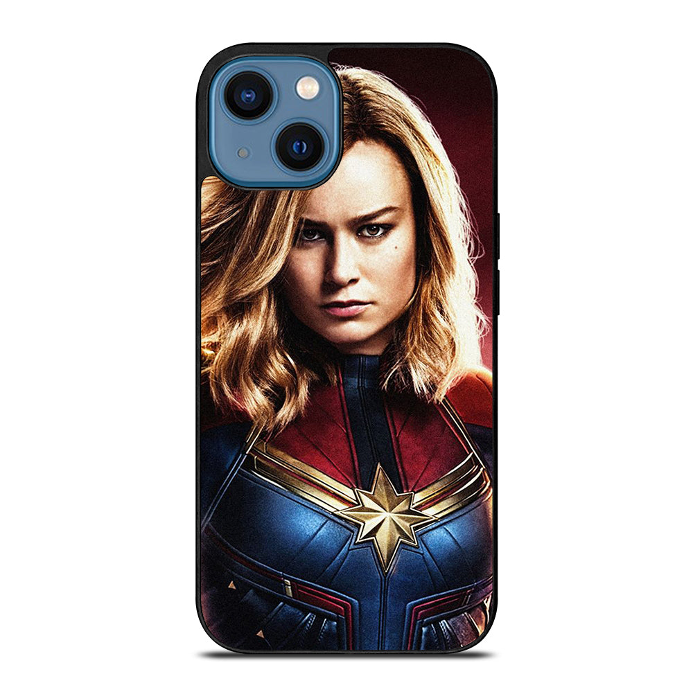 CAPTAIN MARVEL FACE iPhone 14 Case Cover