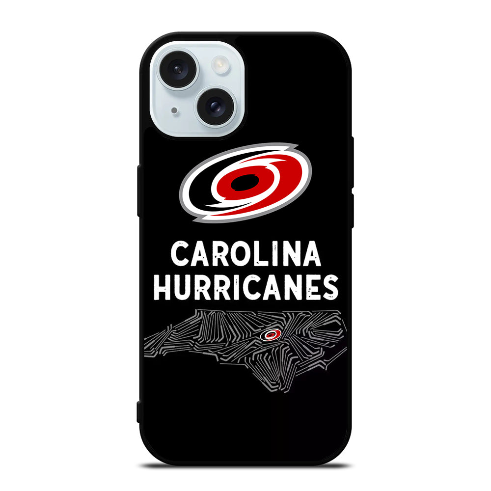 CAROLINA HURRICANES NHL ICON 1 iPhone 15 Case Cover