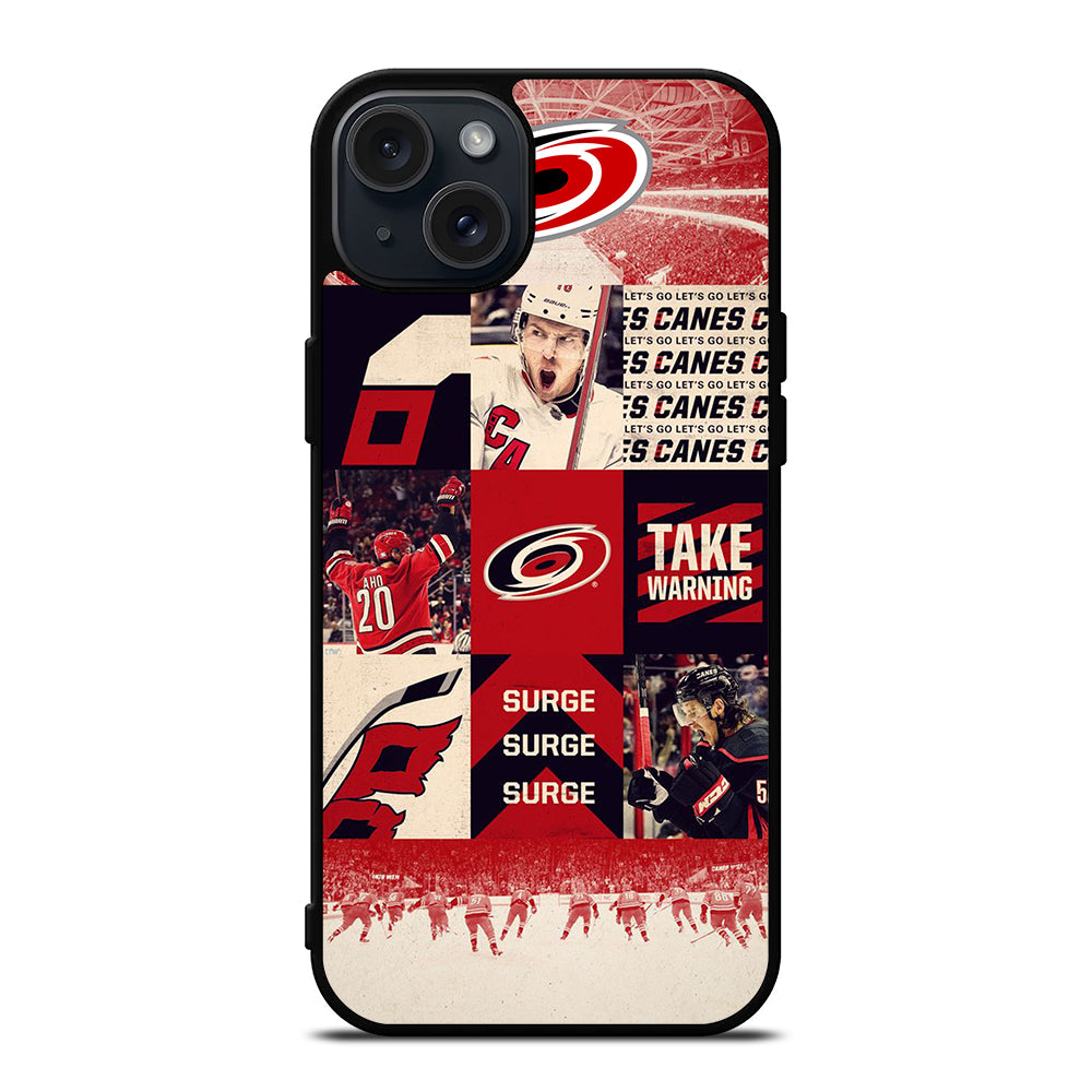 CAROLINA HURRICANES NHL ICON 2 iPhone 15 Plus Case Cover