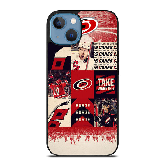 CAROLINA HURRICANES NHL ICON 2 iPhone 13 Case Cover