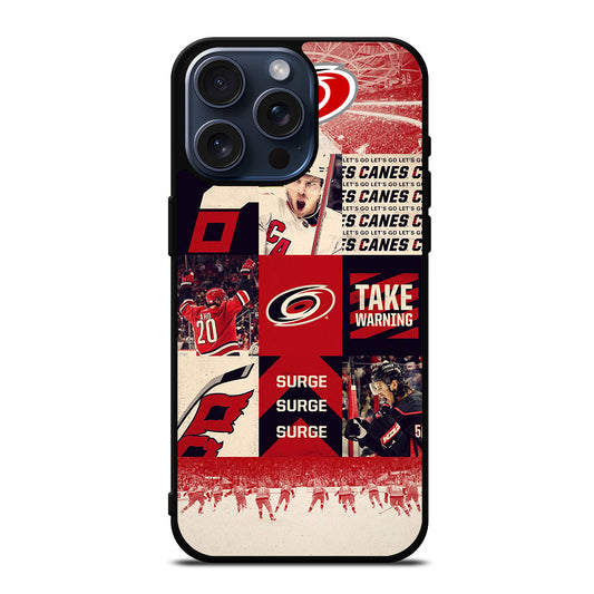 CAROLINA HURRICANES NHL ICON 2 iPhone 15 Pro Max Case Cover