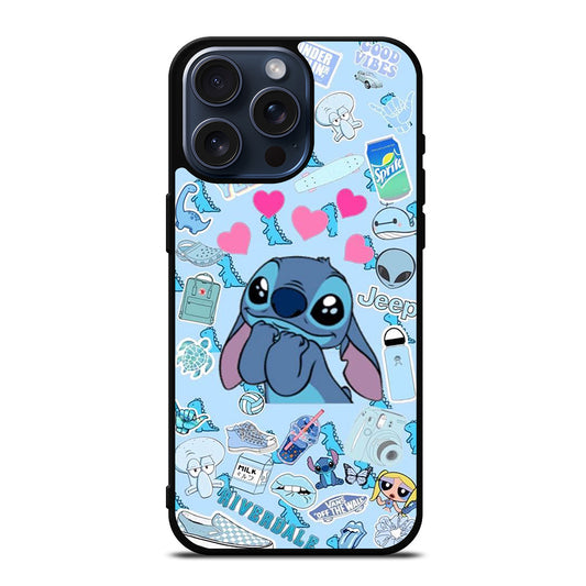 CARTOON CUTE STITCH 1 iPhone 15 Pro Max Case Cover