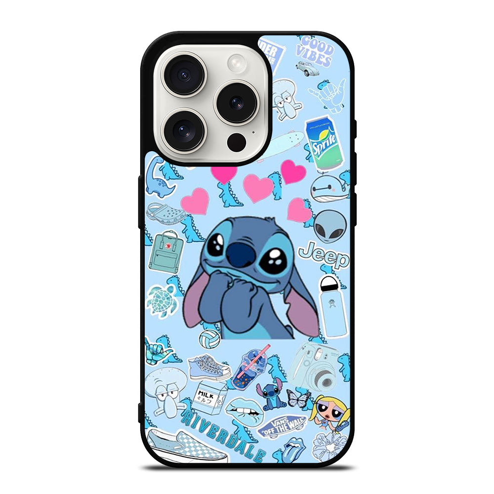 CARTOON CUTE STITCH 1 iPhone 15 Pro Case Cover