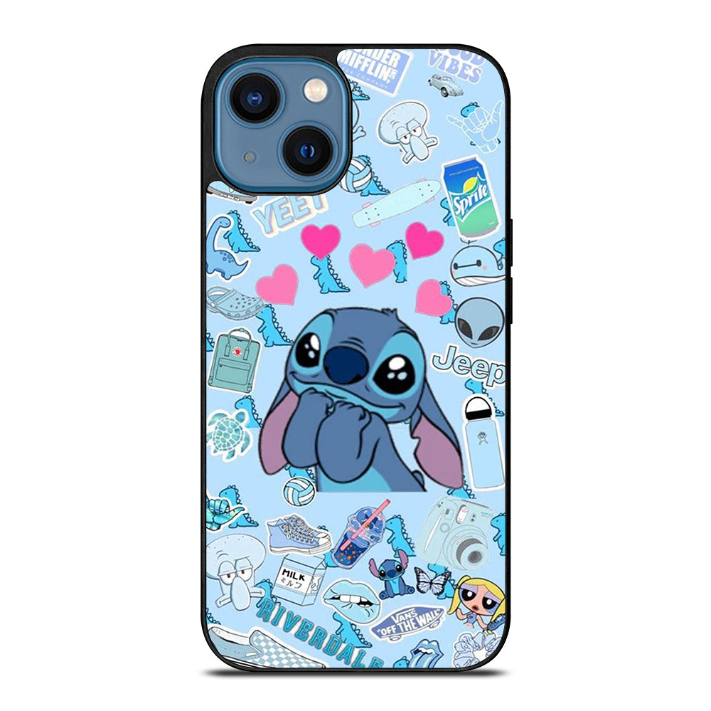 CARTOON CUTE STITCH 1 iPhone 14 Case Cover