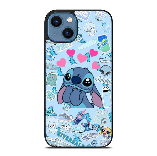 CARTOON CUTE STITCH 1 iPhone 14 Case Cover