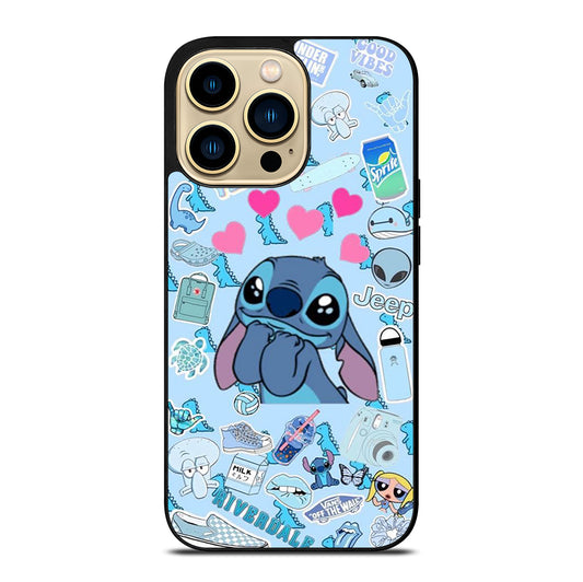 CARTOON CUTE STITCH 1 iPhone 14 Pro Max Case Cover