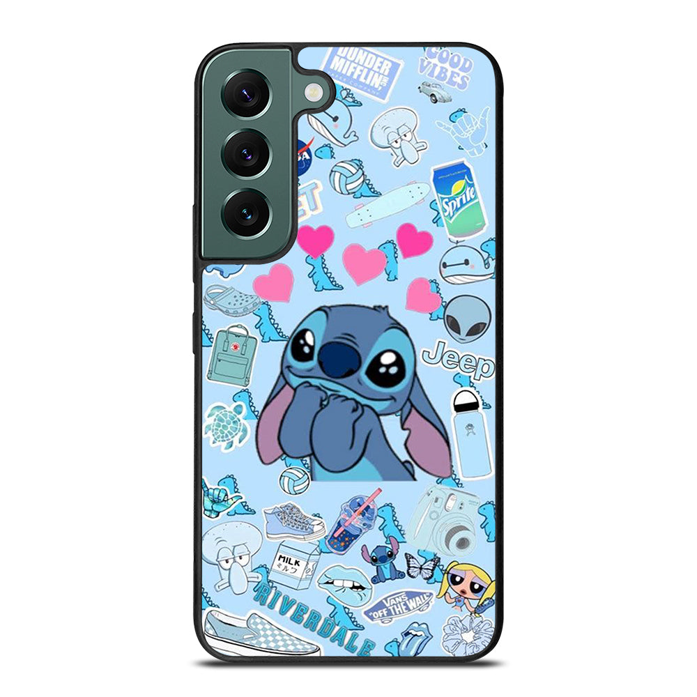 CARTOON CUTE STITCH 1 Samsung Galaxy S22 Case Cover