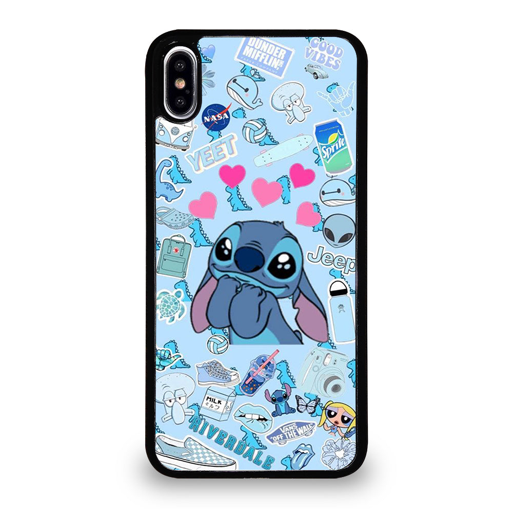 CARTOON CUTE STITCH 1 iPhone XS Max Case Cover