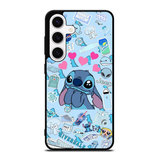 CARTOON CUTE STITCH 1 Samsung Galaxy S24 Case Cover