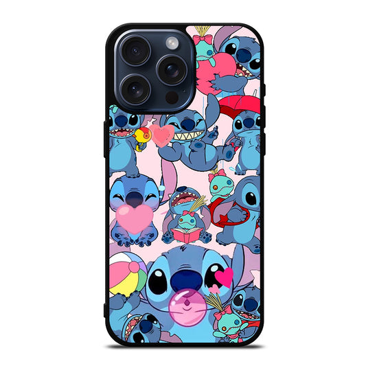 CARTOON CUTE STITCH 2 iPhone 15 Pro Max Case Cover