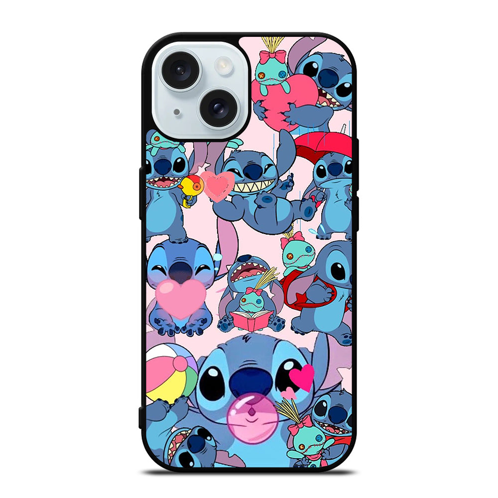 CARTOON CUTE STITCH 2 iPhone 15 Case Cover
