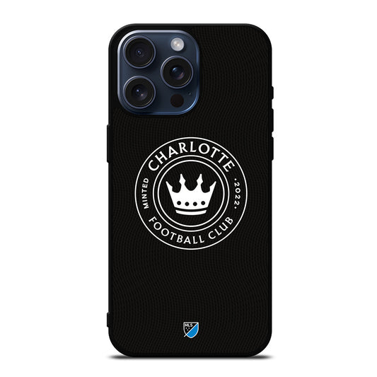 CHARLOTTE FC LOGO iPhone 15 Pro Max Case Cover