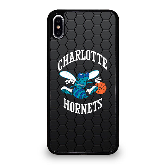 CHARLOTTE HORNETS HEXAGON LOGO iPhone XS Max Case Cover