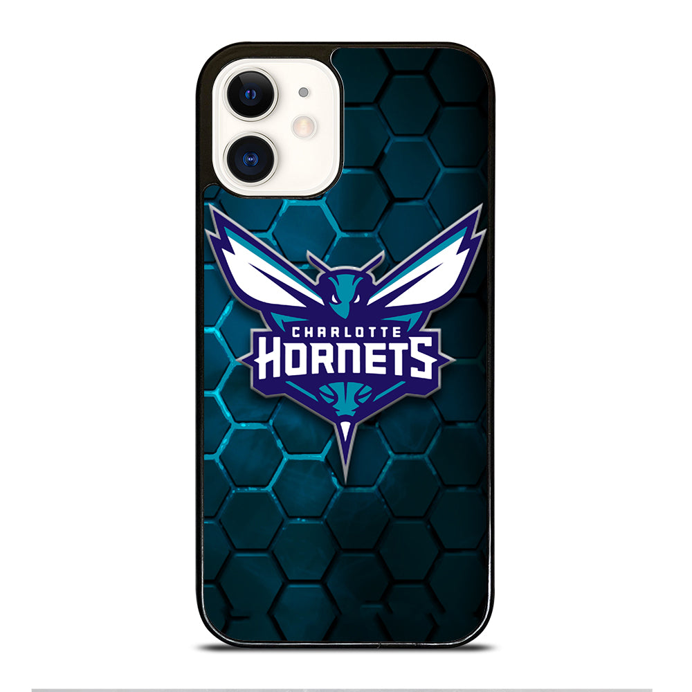CHARLOTTE HORNETS HEXAGON LOGO 2 iPhone 12 Case Cover