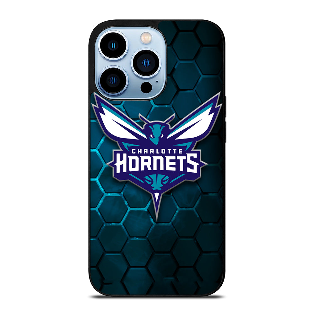 CHARLOTTE HORNETS HEXAGON LOGO 2 iPhone 13 Pro Max Case Cover