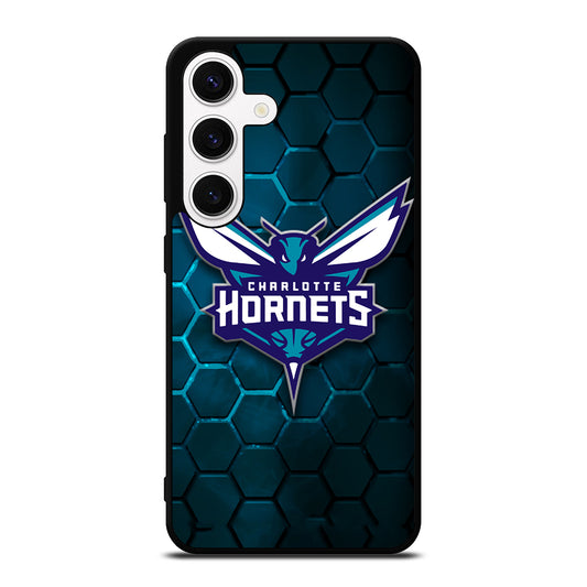 CHARLOTTE HORNETS HEXAGON LOGO 2 Samsung Galaxy S24 Case Cover