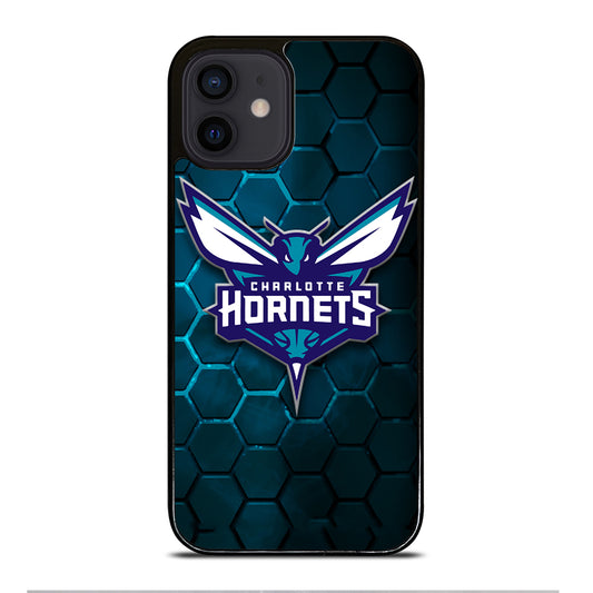CHARLOTTE HORNETS HEXAGON LOGO 2 iPhone 12 Mini Case Cover