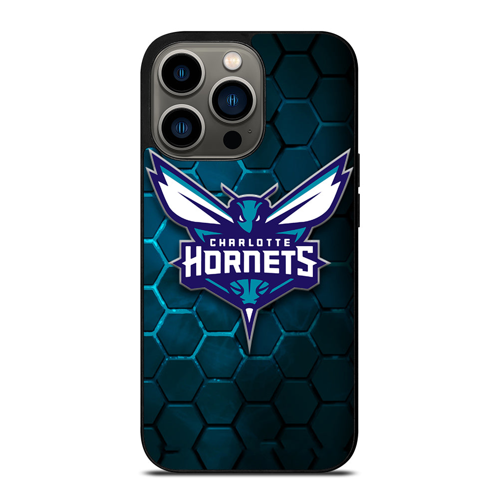 CHARLOTTE HORNETS HEXAGON LOGO 2 iPhone 13 Pro Case Cover