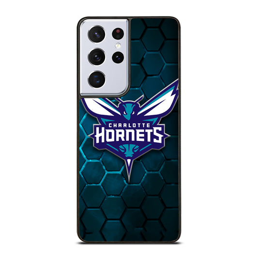 CHARLOTTE HORNETS HEXAGON LOGO 2 Samsung Galaxy S21 Ultra Case Cover