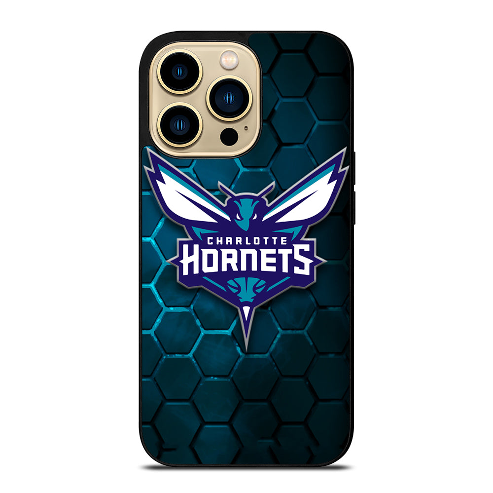 CHARLOTTE HORNETS HEXAGON LOGO 2 iPhone 14 Pro Max Case Cover