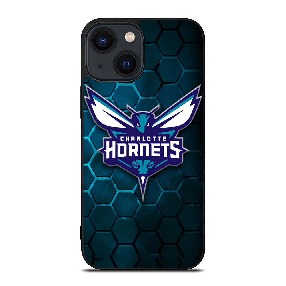 CHARLOTTE HORNETS HEXAGON LOGO 2 iPhone 14 Plus Case Cover