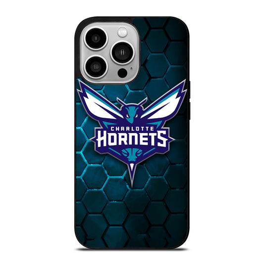 CHARLOTTE HORNETS HEXAGON LOGO 2 iPhone 14 Pro Case Cover