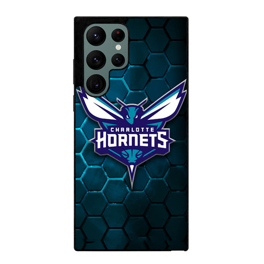 CHARLOTTE HORNETS HEXAGON LOGO 2 Samsung Galaxy S22 Ultra Case Cover