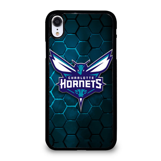 CHARLOTTE HORNETS HEXAGON LOGO 2 iPhone XR Case Cover