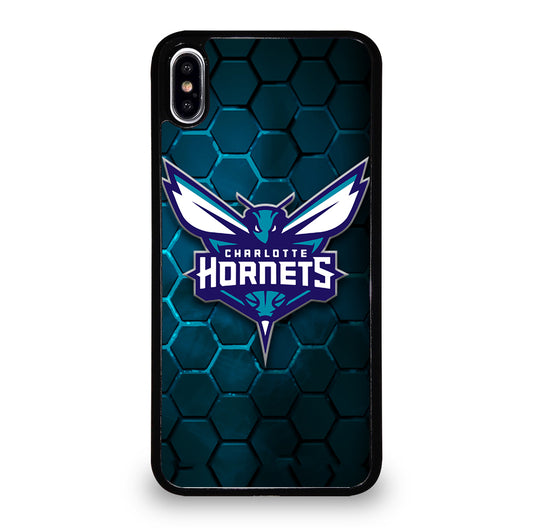 CHARLOTTE HORNETS HEXAGON LOGO 2 iPhone XS Max Case Cover