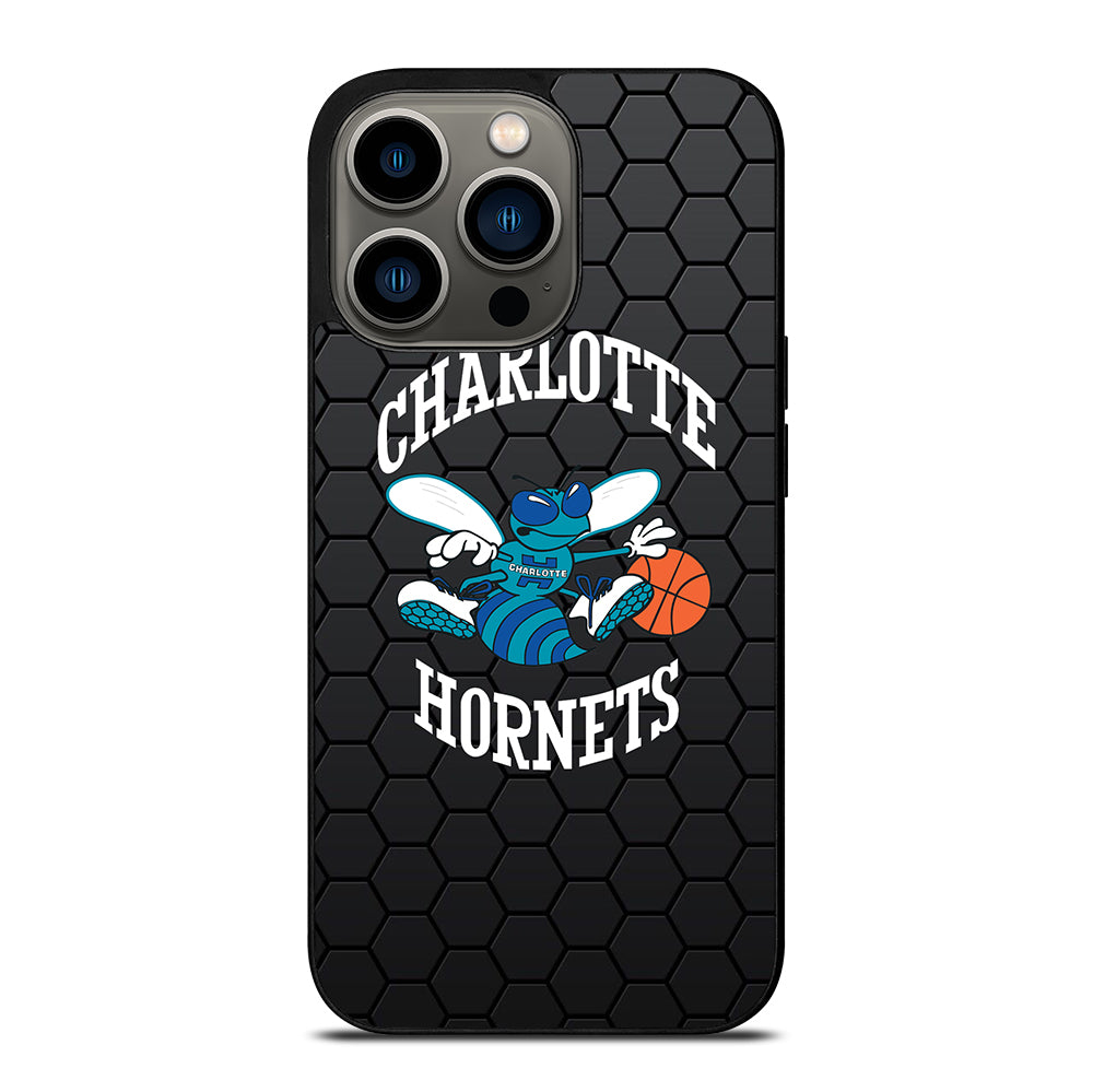 CHARLOTTE HORNETS HEXAGON LOGO iPhone 13 Pro Case Cover