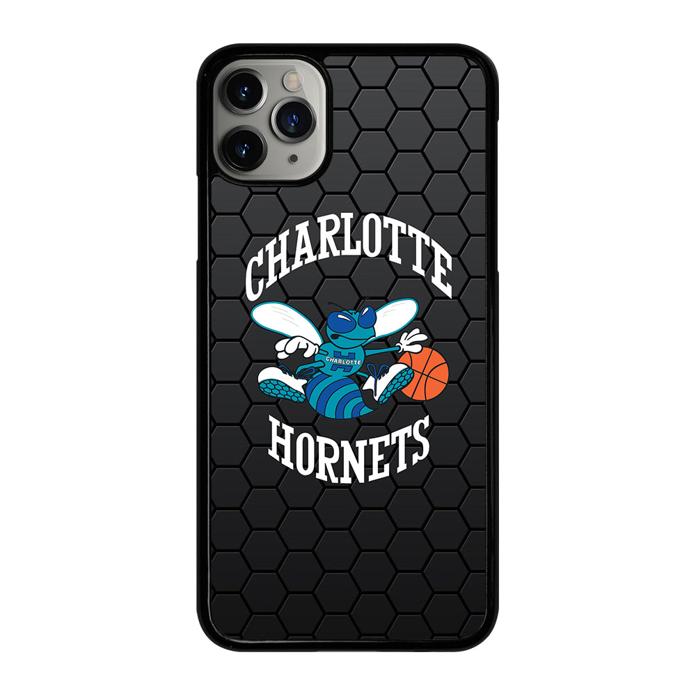CHARLOTTE HORNETS HEXAGON LOGO iPhone 11 Pro Max Case Cover