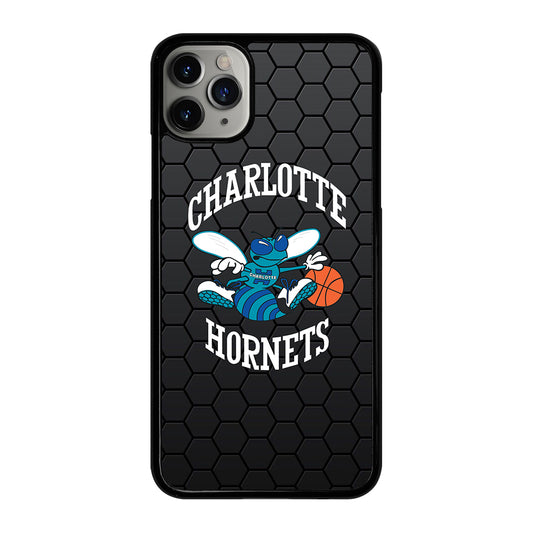 CHARLOTTE HORNETS HEXAGON LOGO iPhone 11 Pro Max Case Cover