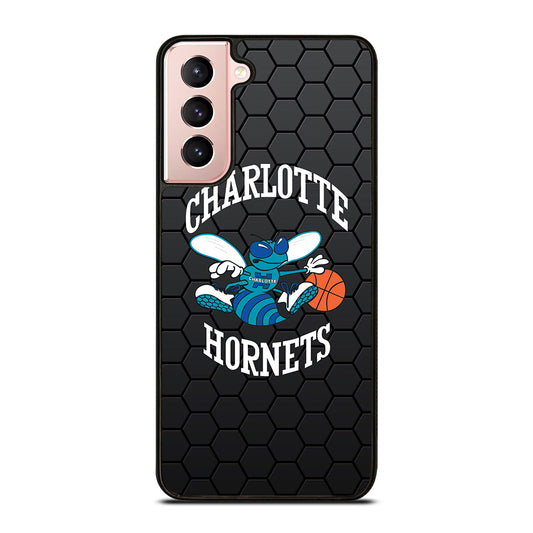 CHARLOTTE HORNETS HEXAGON LOGO Samsung Galaxy S21 Case Cover
