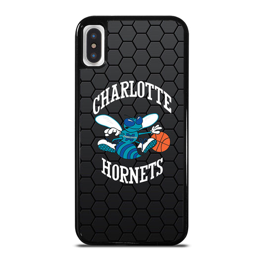 CHARLOTTE HORNETS HEXAGON LOGO iPhone X / XS Case Cover
