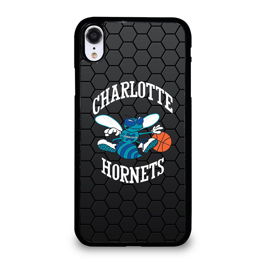 CHARLOTTE HORNETS HEXAGON LOGO iPhone XR Case Cover