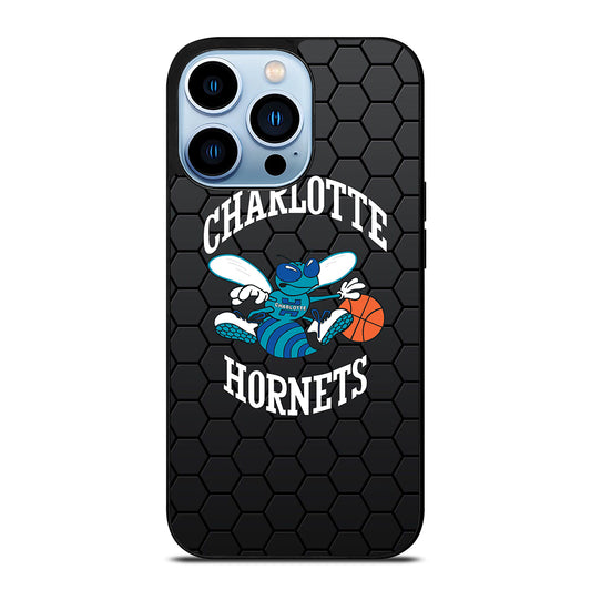 CHARLOTTE HORNETS HEXAGON LOGO iPhone 13 Pro Max Case Cover