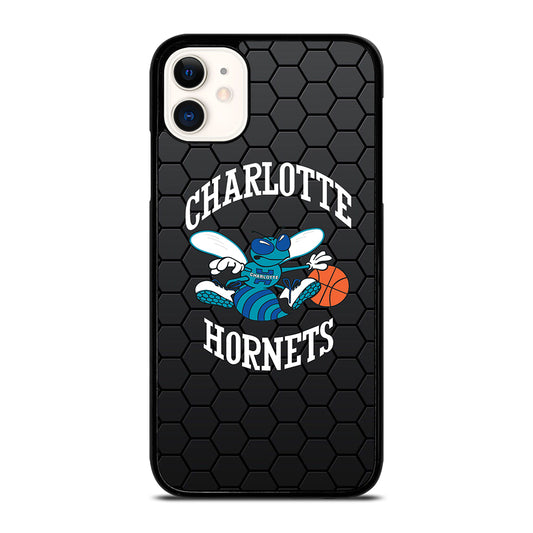 CHARLOTTE HORNETS HEXAGON LOGO iPhone 11 Case Cover