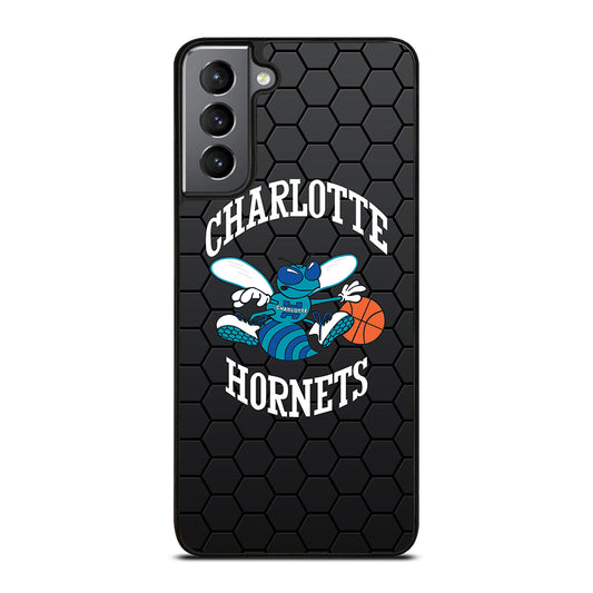 CHARLOTTE HORNETS HEXAGON LOGO Samsung Galaxy S21 Plus Case Cover